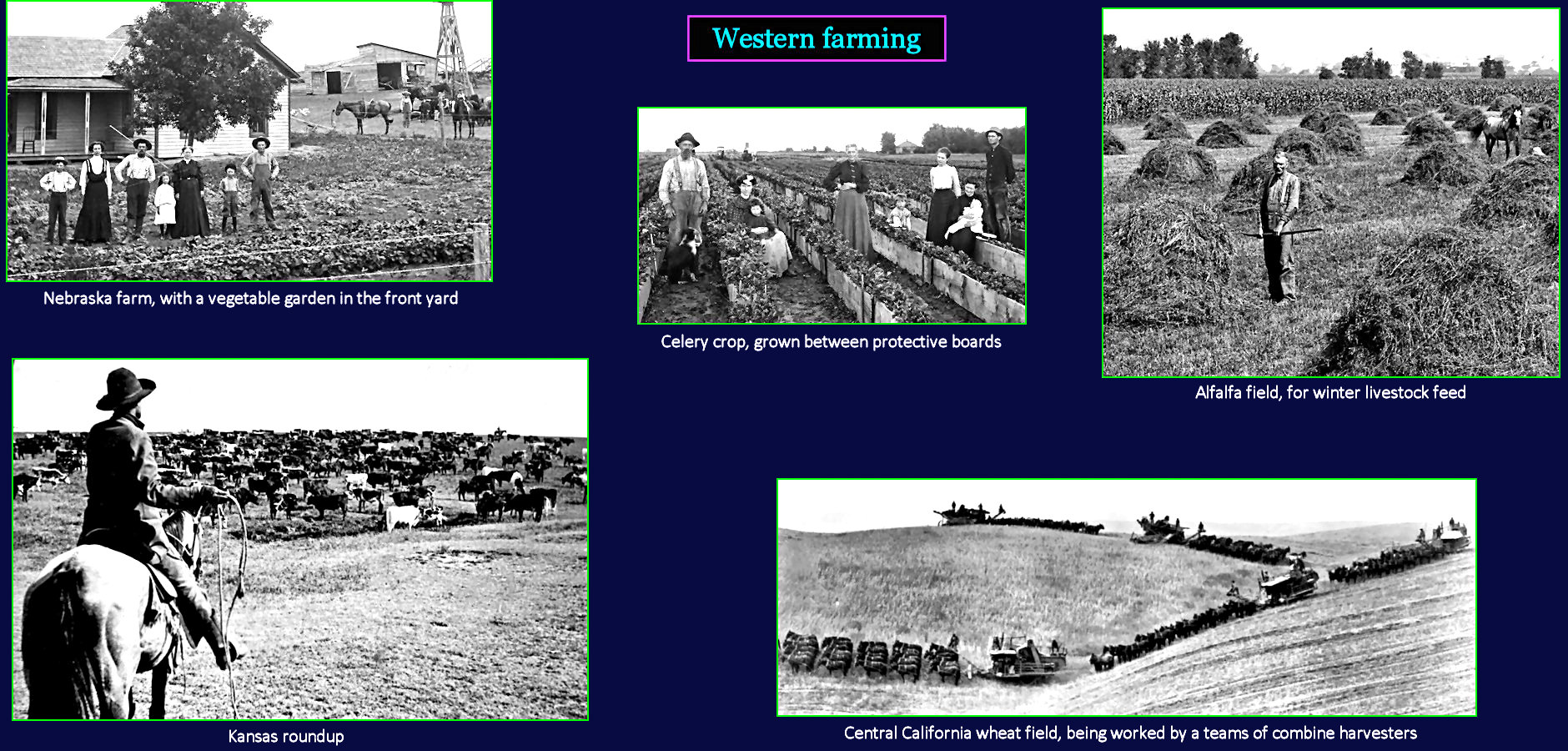Western farming and ranching, 1910